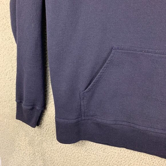 Champion Spellout Hoodie Mens Extra Large Blue Sweatshirt Outdoor Athletic Gym - Picture 5 of 12